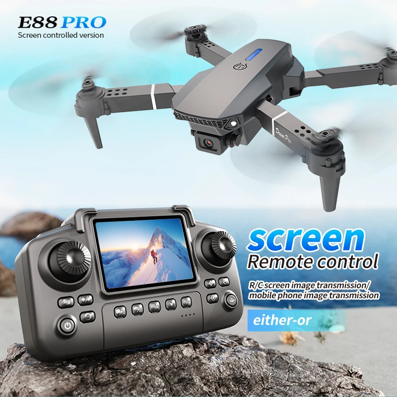 Professional E88 PRO Drone wit - огляд і ціна Drone Cinematic