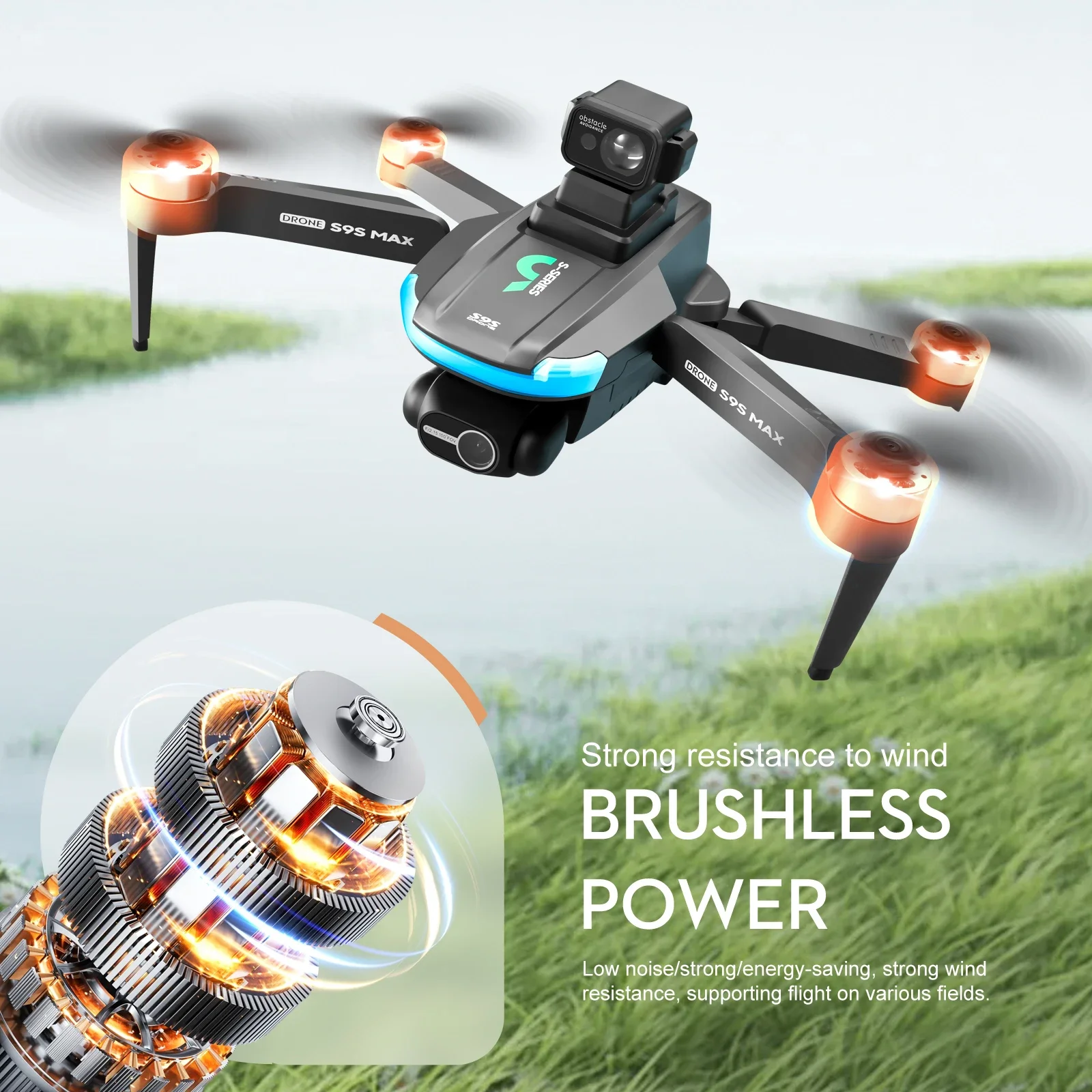 NEW S9S MAX MINI Drone 4K 2-Ax - огляд і ціна Drone Cinematic