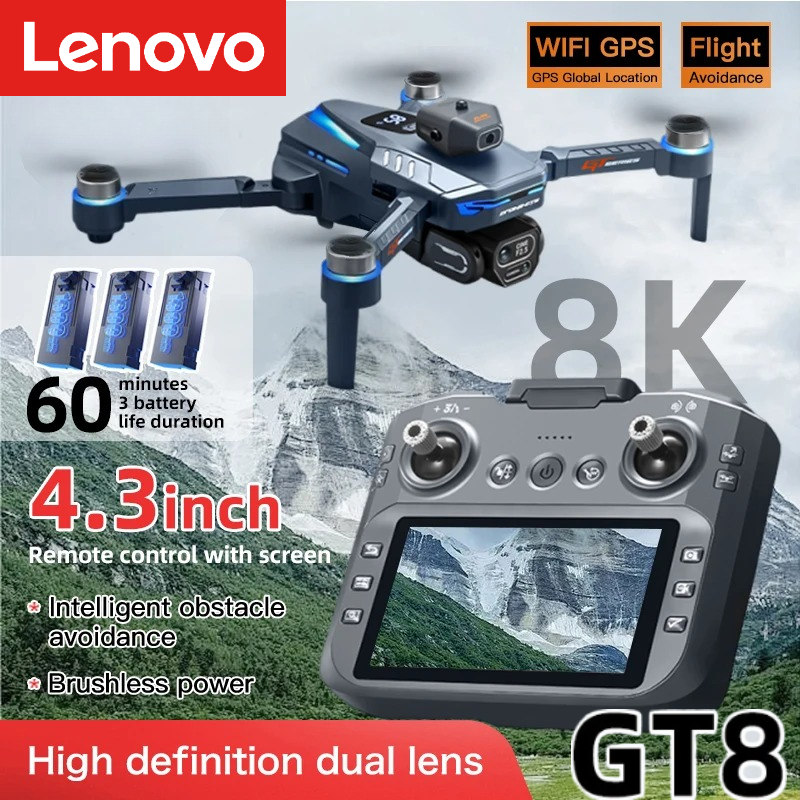 Lenovo GT8 Drone 8K Profession - огляд і ціна Drone Thermal Imaging