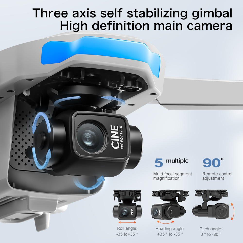 S-X1 MAX GPS Drone with 3-Axis - огляд і ціна Drone Thermal Imaging