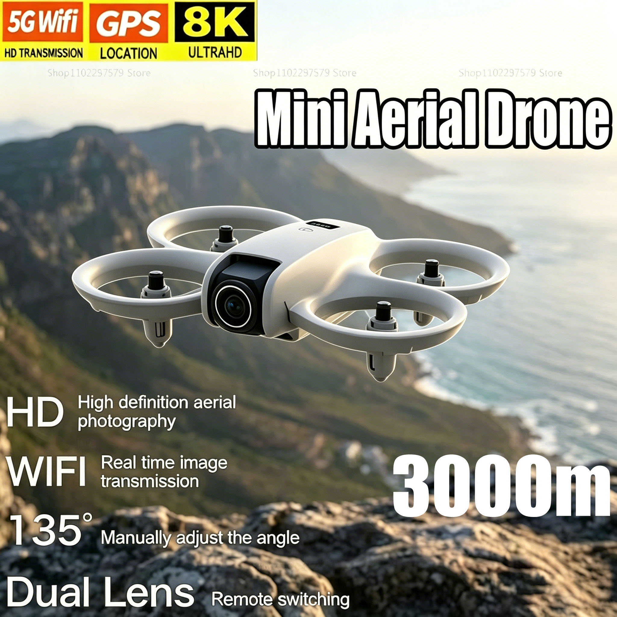 Mini Drone with 8K HD Camera F - огляд і ціна Drone Video Production